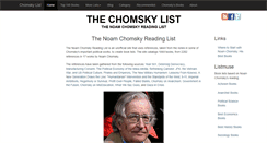 Desktop Screenshot of chomskylist.com